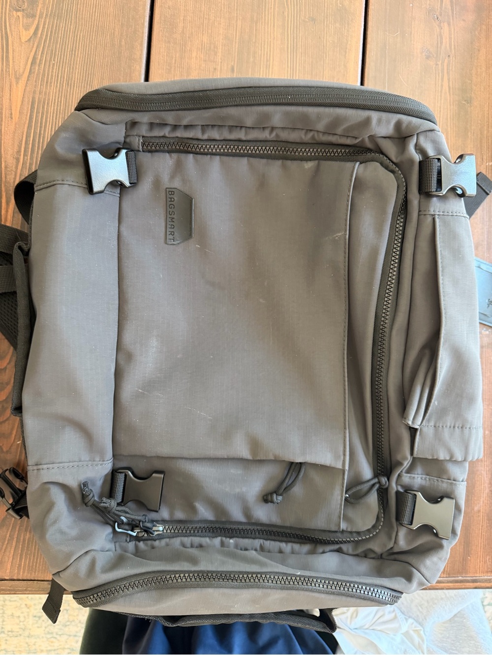 Bagsmart Men's Black Convertible Backpack 38L expanded